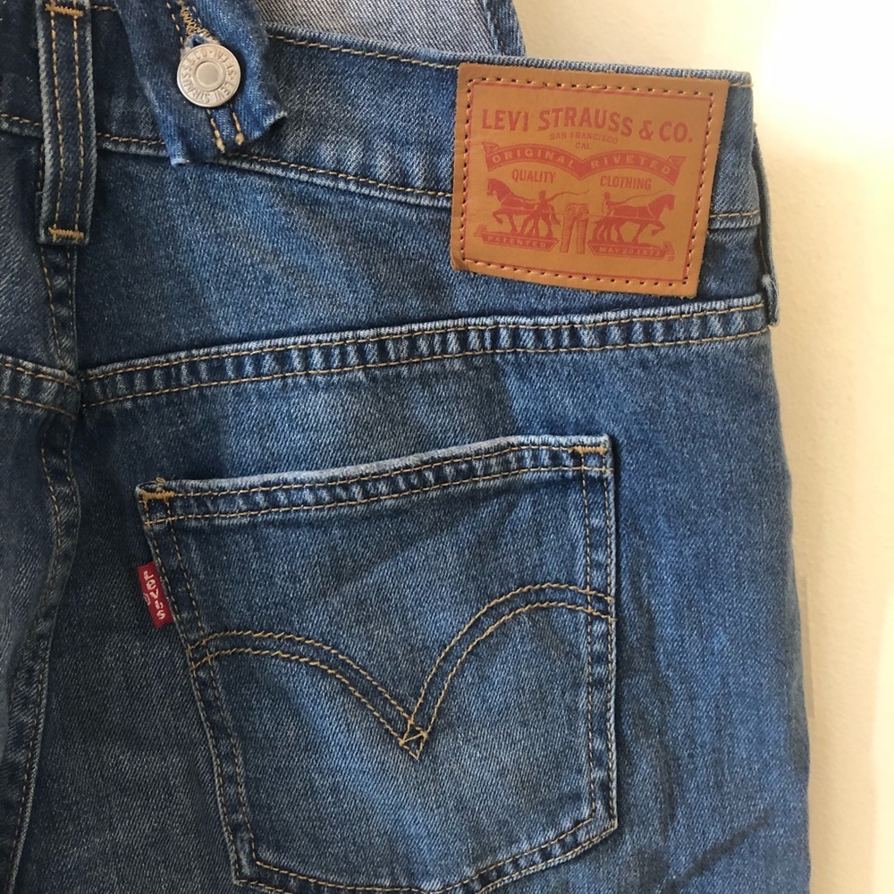 Anthropologie Levi’s heritage overalls wmns S NWOT - Picture 7 of 8